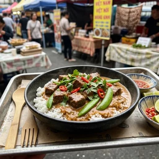 Asiatisk het biffgryta med kokosmjölk och chili - enkelt recept från MatVeckan